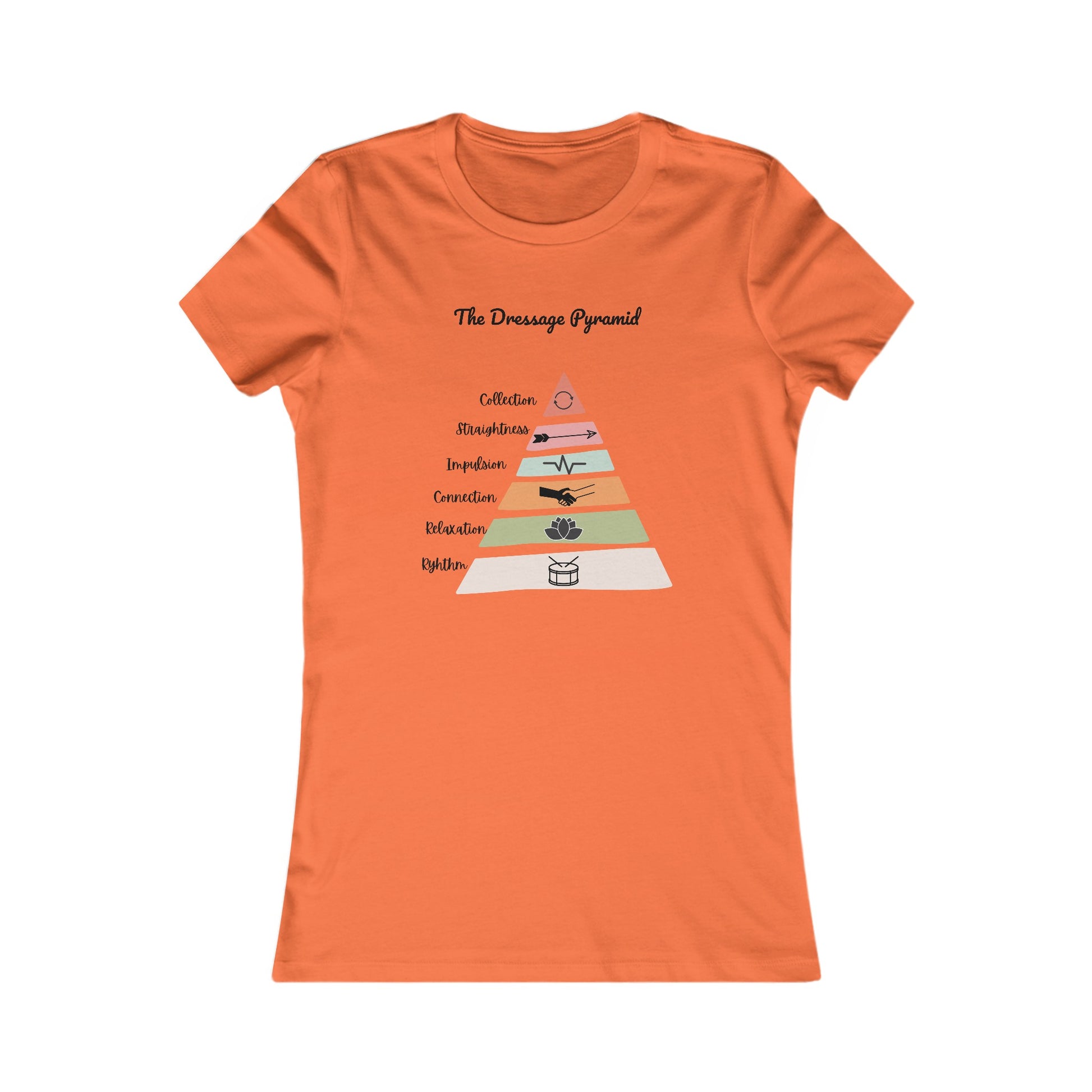 Women's Dressage Pyramid Tee - Sagebrush Tack
