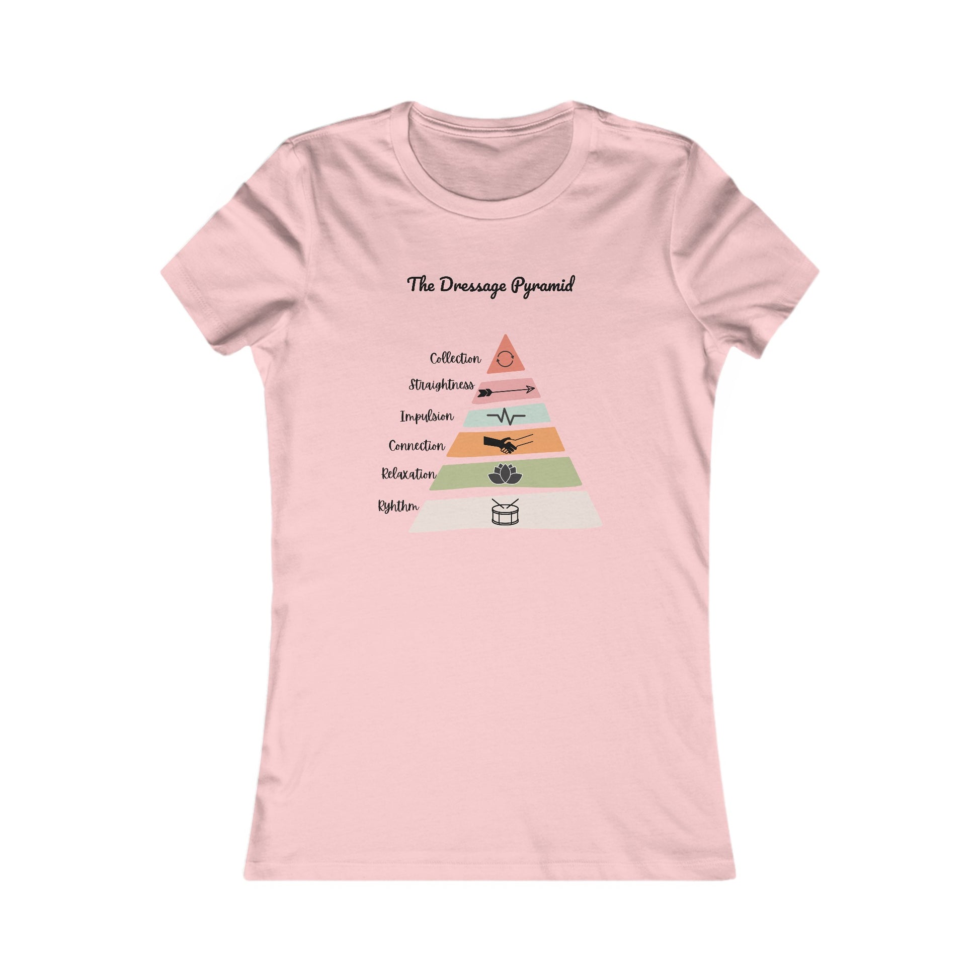 Women's Dressage Pyramid Tee - Sagebrush Tack