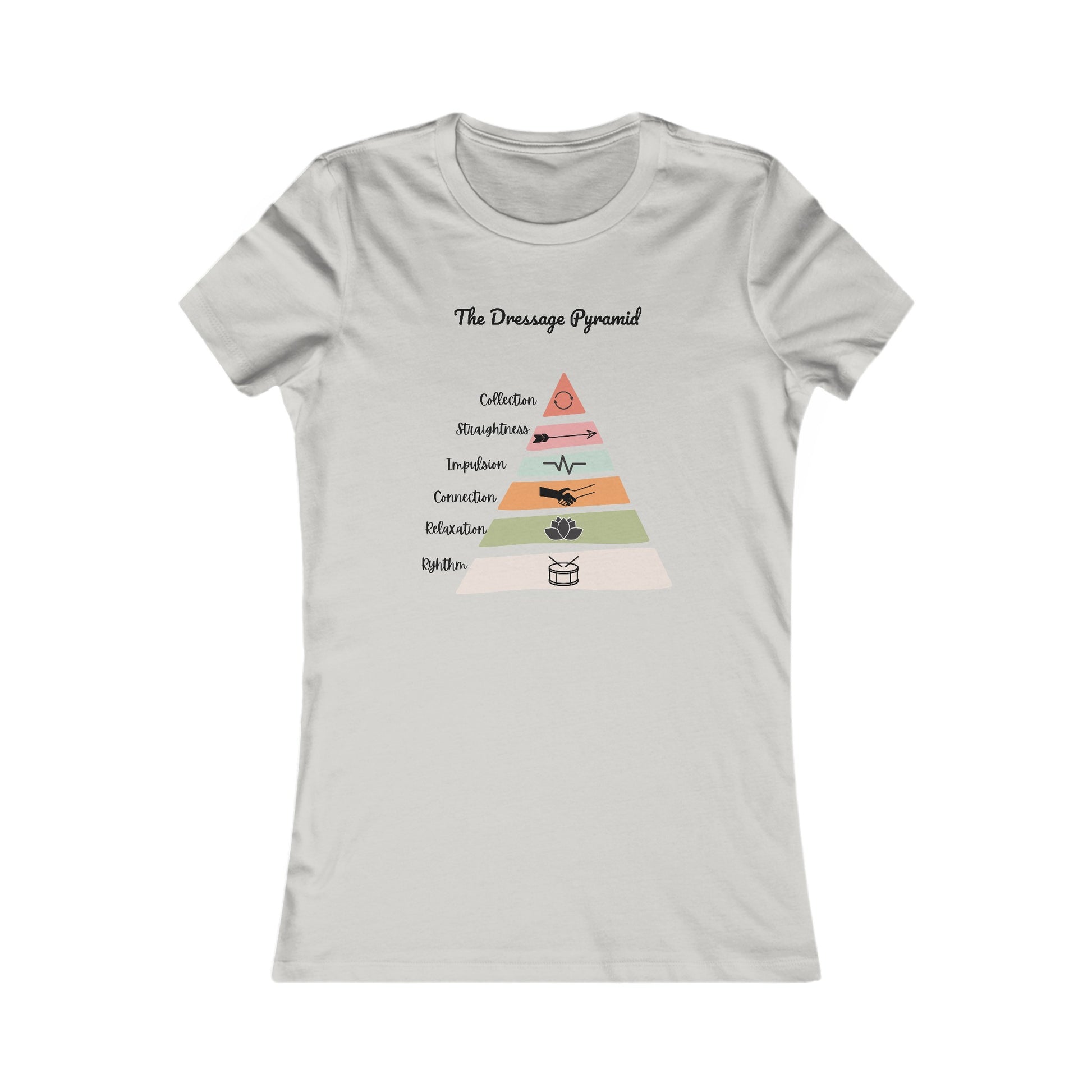 Women's Dressage Pyramid Tee - Sagebrush Tack