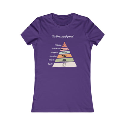 Women's Dressage Pyramid Tee - Sagebrush Tack