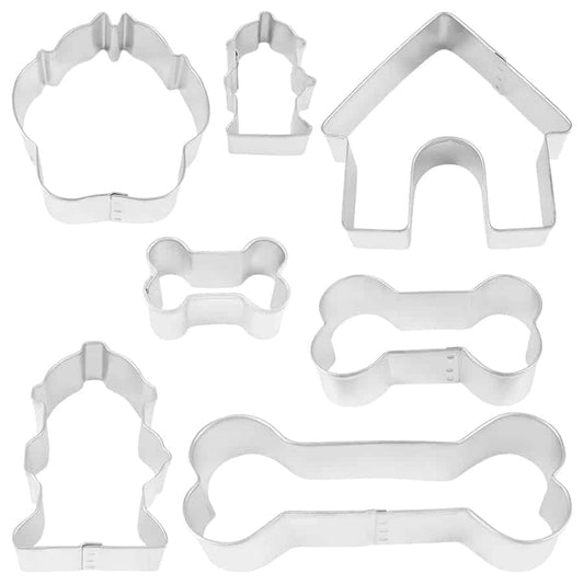 Dog Bone 7 Piece Cookie Cutter Set