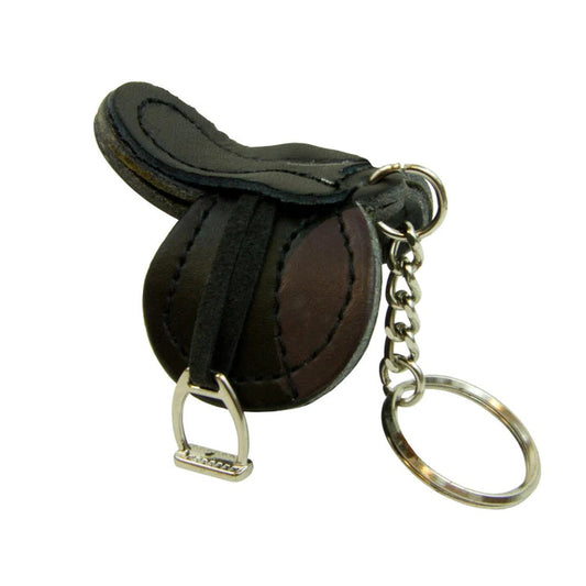 English Saddle Keychain