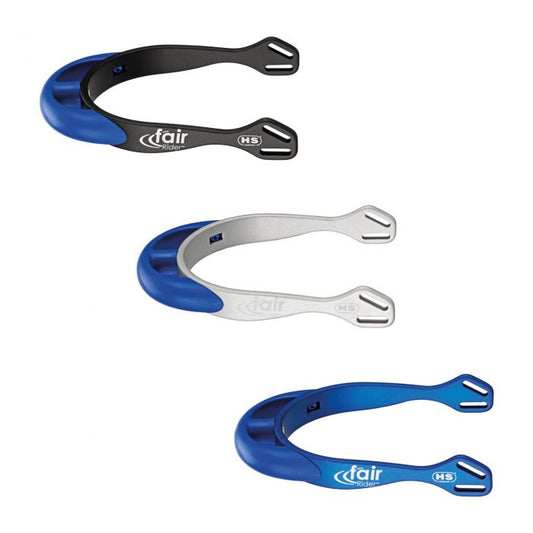Sprenger FairRider Spurs - 20 mm Thick Blue Rounded Neck
