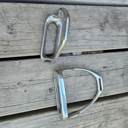 Silver stirrups