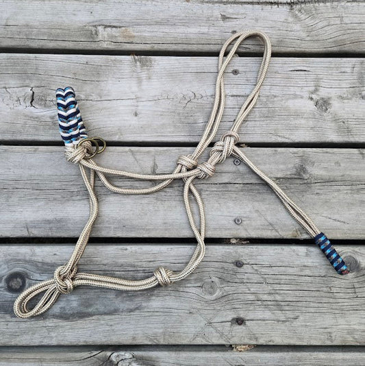 SB Hand-dyed bitless bridle/ halter combo