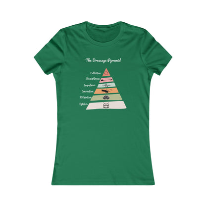 Women's Dressage Pyramid Tee - Sagebrush Tack
