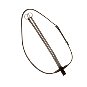 Flex Rider Flat Running Martingale - Chocolate - Full size - Sagebrush Tack