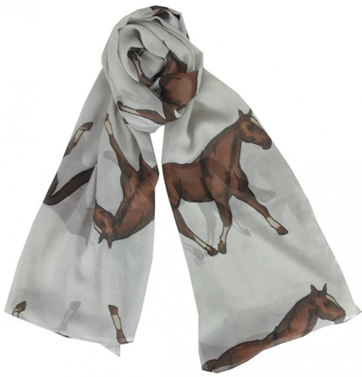 Chiffon Horse Scarf