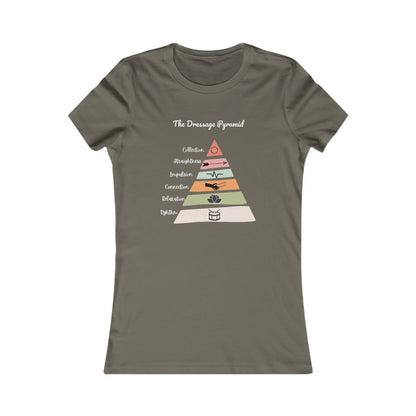 Women's Dressage Pyramid Tee - Sagebrush Tack