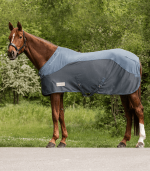 WH Fly/Fleece Comfort Rug - Chalk blue - Sagebrush Tack