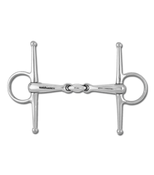 Waldhausen Double Jointed Eggbutt Full Cheek Snaffle 16mm