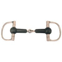 Adjustabit Rubber Dee Ring Snaffle 4.5" - 5.5"