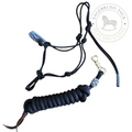 SB Machine-dyed custom rope halter and lead set