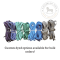 SB Hand-dyed custom rope halter and lead set