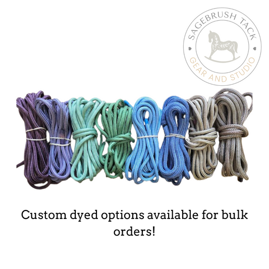 SB Hand-dyed custom soft rope halter