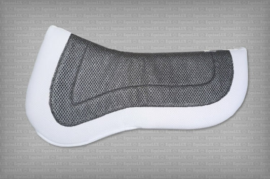 EquineLux BufferLUX™ dressage non-slip REVERSIBLE half pad with pockets for shims