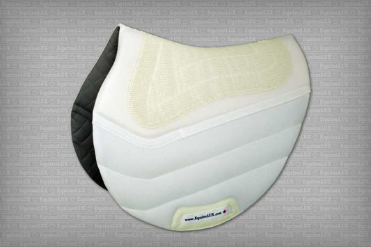 EquineLux SHOCK-ABSORBING™ contoured saddle pad with pockets