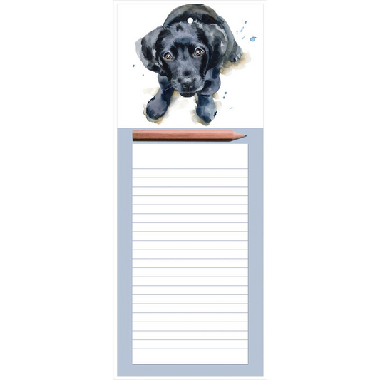 Otter House Magnetic Memo Pad - Black Lab