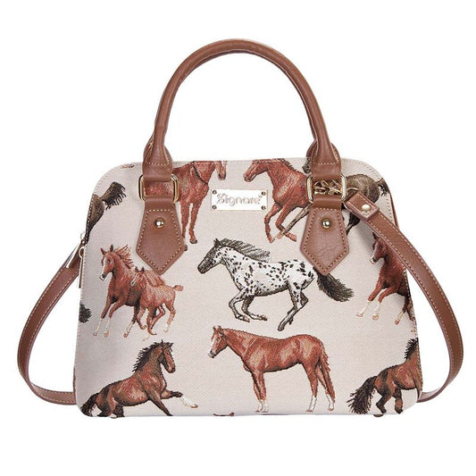 Signare Convertible Bag - Running Horses