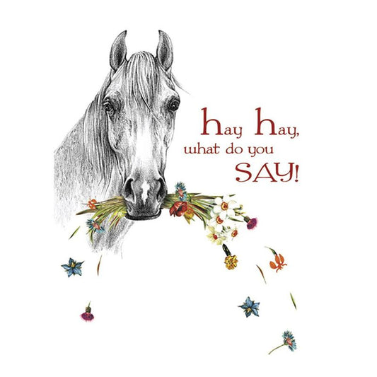 Tree Free Birthday Card - Hay There