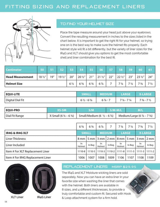 IRH Equi-Lite Helmet - Black