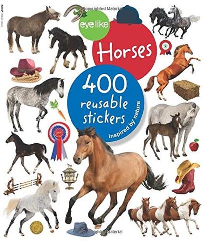 Eyelike Reusable Stickers: Horses