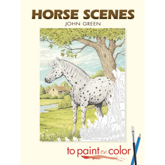 Horse Scenes to Paint or Colour