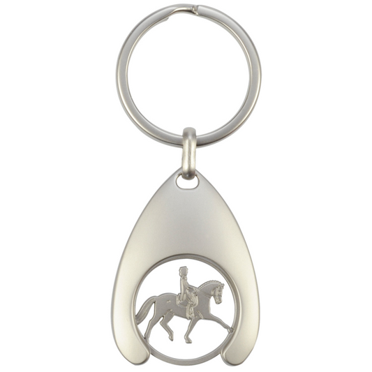 HappyROSS Dressage Coin Keychain