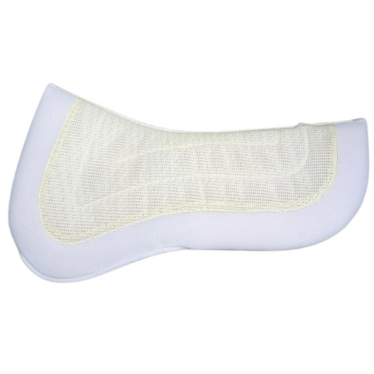 EquineLux BufferLUX™ dressage non-slip REVERSIBLE half pad with pockets for shims