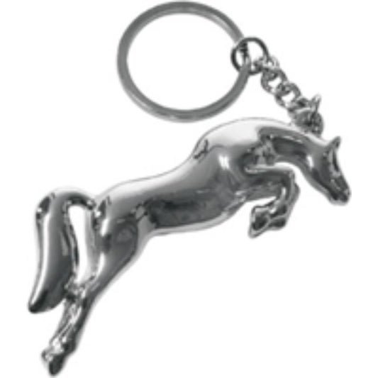 happyROSS 3D Jumping Horse Metal Keychain
