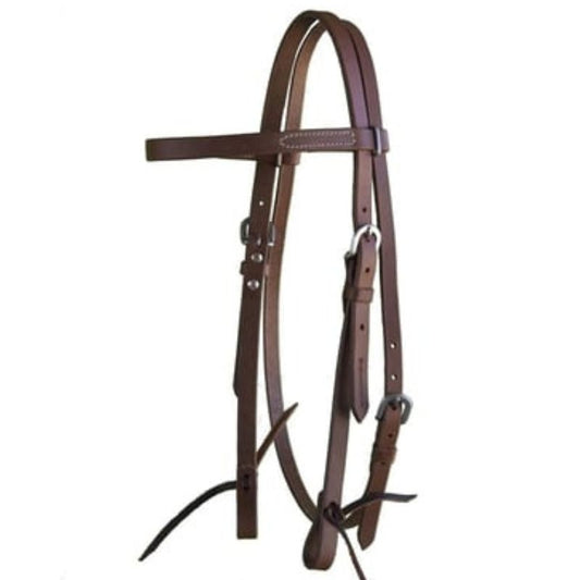 Shenandoah Headstall with Harness Leather Browband - Sagebrush Tack