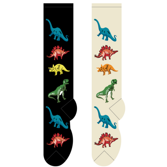 Foozys Knee High Socks - Dinosaurs