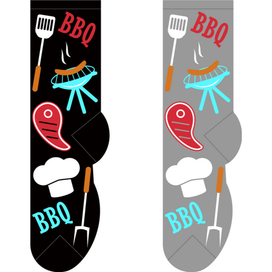 Foozys Mens' Socks - BBQ