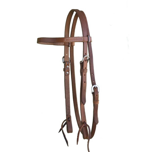 Shenandoah Headstall with Oiled Leather Browband - Sagebrush Tack