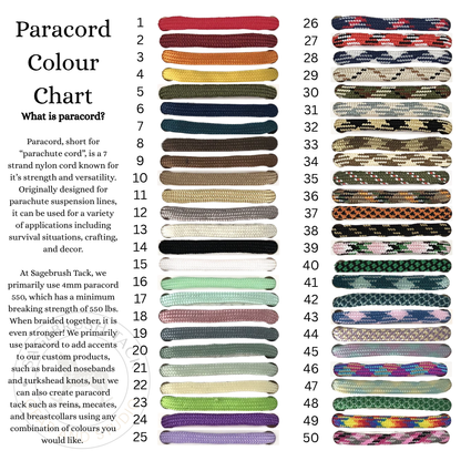 SB 3/8" Hand-Dyed Yacht Rope Driving Reins