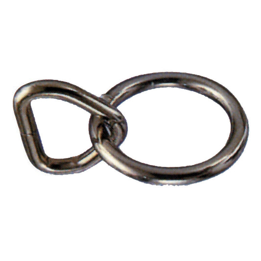 1.5" Loop & Ring Nickel Plated