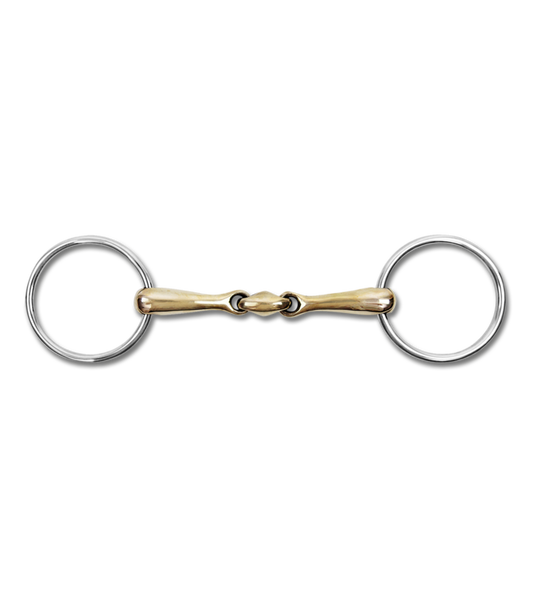 Waldhausen Cupris Double Jointed Loose Ring Snaffle 18mm