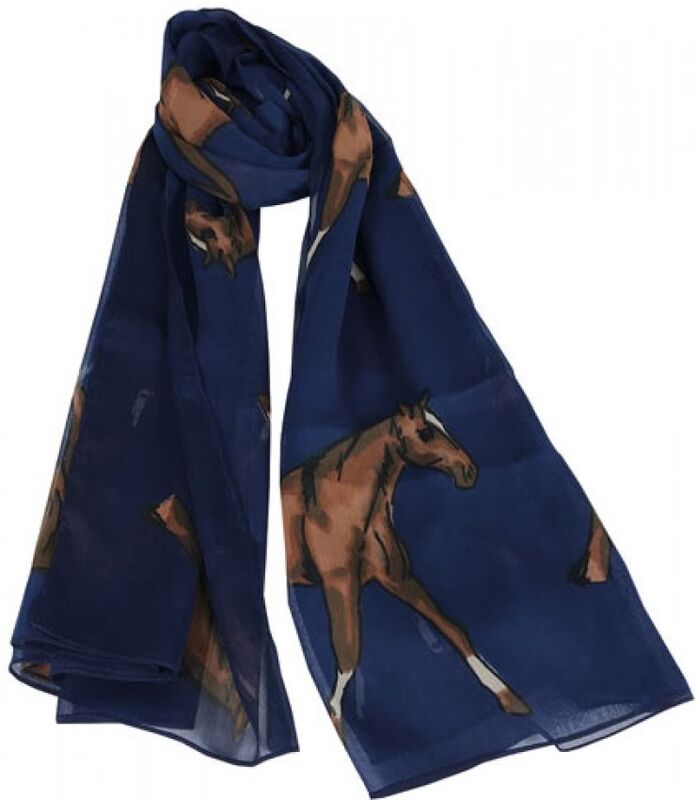Chiffon Horse Scarf
