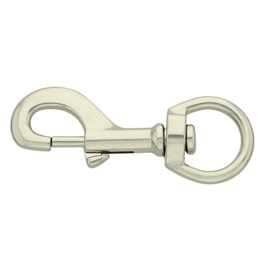 Heavy bolt snap Horse - Nickel Plated