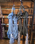 Hand-dyed driving reins/ long lines