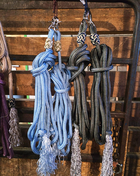 SB 1/2" Hand-dyed driving reins/ long lines