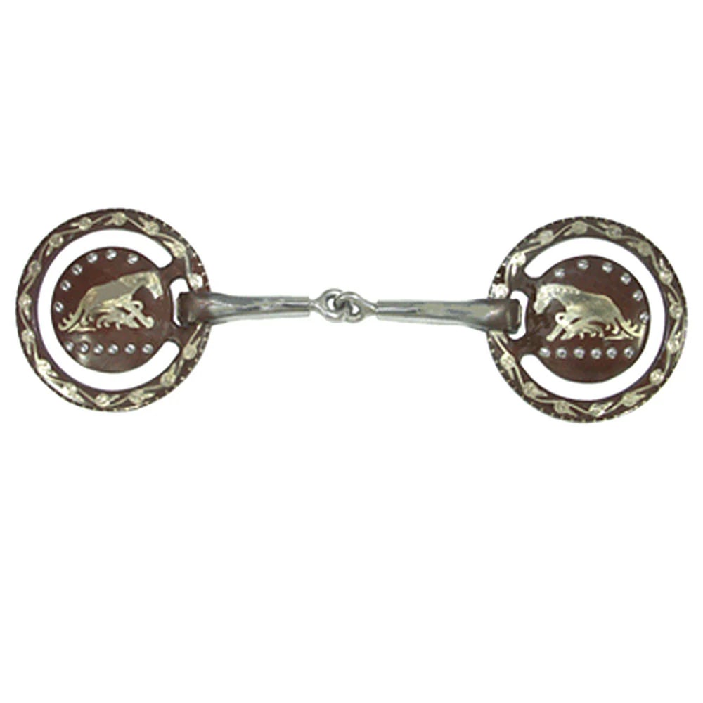 Robart Pinchless Reining Horse Snaffle 5"