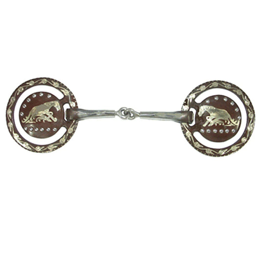 Robart Pinchless Reining Horse Snaffle 5"