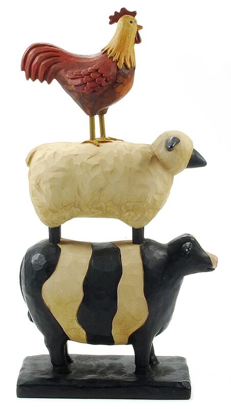 Ganz Stacking Farm Animals Figurine