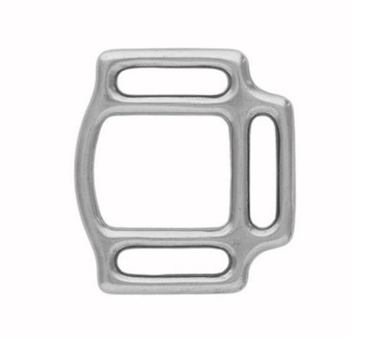 Heavy Duty 1" Flat Halter Square Stainless Steel