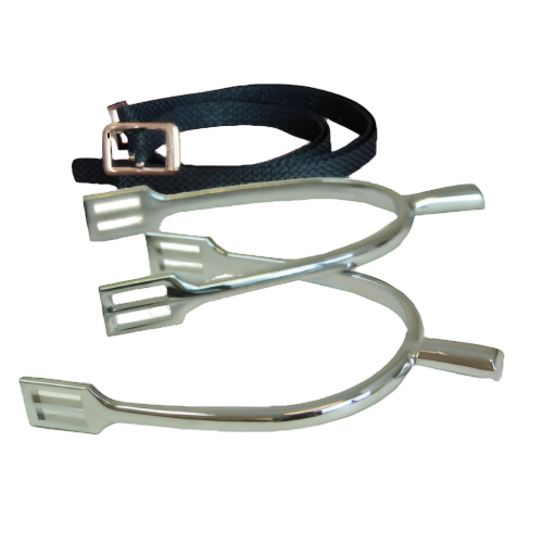 Men's Never Rust Spurs with Nylon Straps - 3/4"