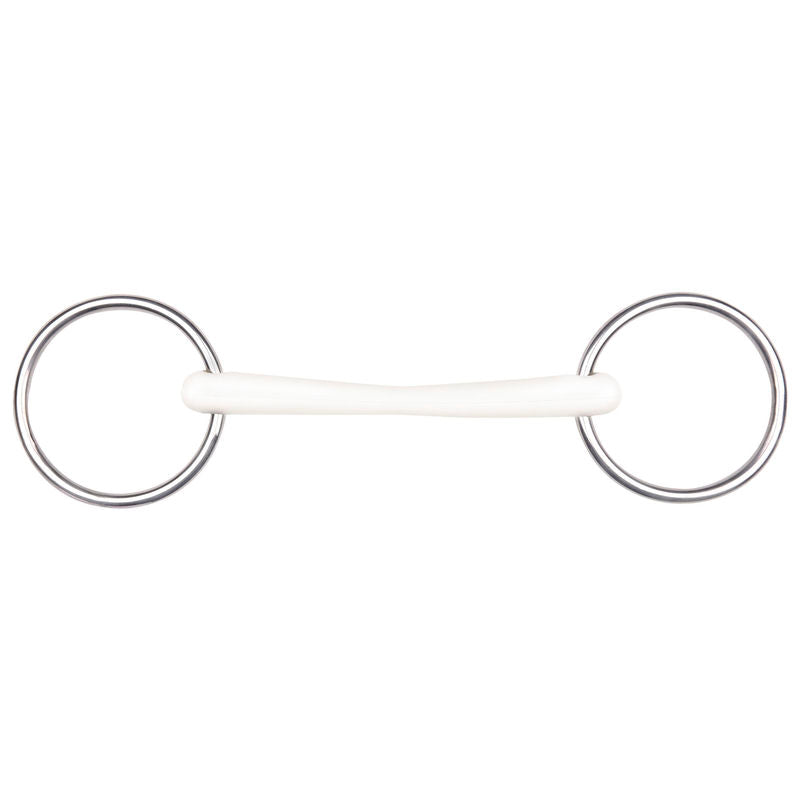 EquiMouth Flexible Mullen Mouth Loose Ring Snaffle- 135mm