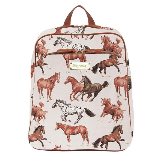 Signare Backpack - Running Horses