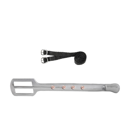 Waldhausen Ladies Spurs with White Crystals