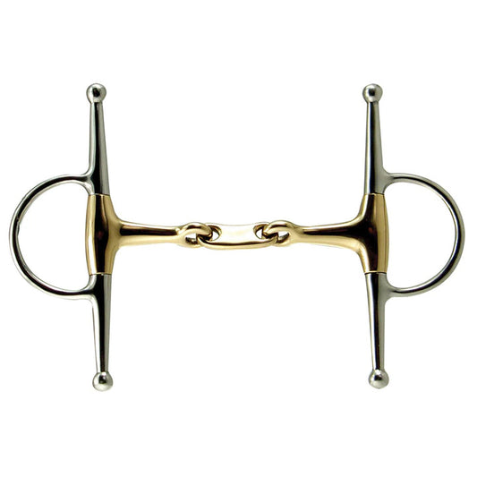 Coronet Cyprium Full Cheek Snaffle with Bean Link